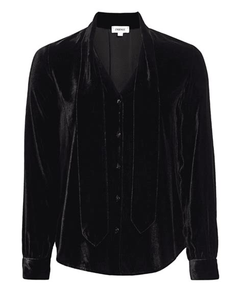 Black Velvet Blouson 